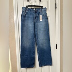 NWT Mango Wide Leg Blue Jeans